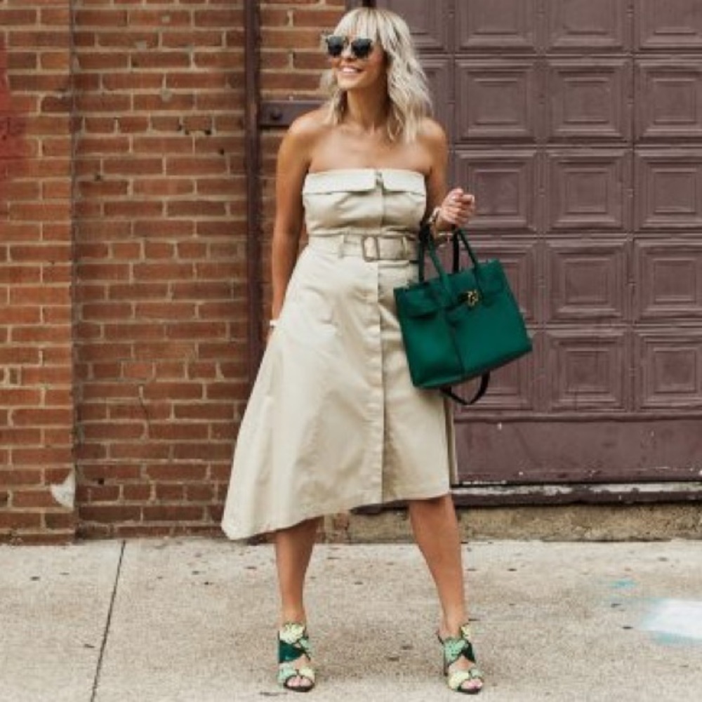 Banana republic tan dress